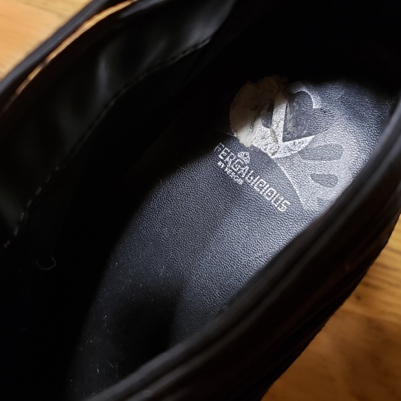 8.5 fergalicious 2 inch strappy point toe booties - Picture 8 of 11